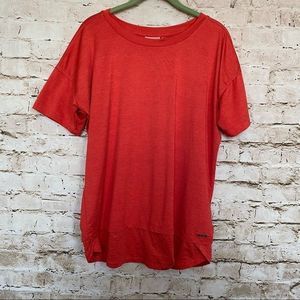 Nanette Lepore Play Sz M Activewear Top Mesh Hem